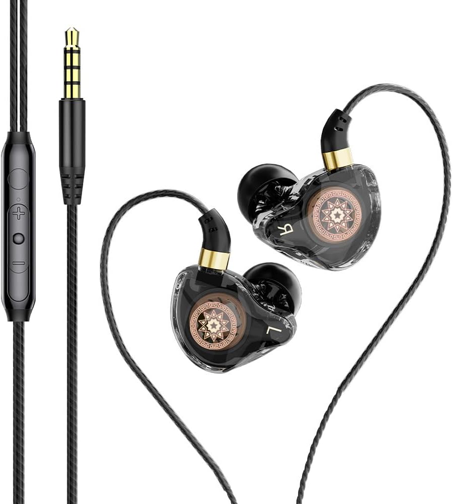 Maine A Compact Ear-Hook Style Sports Headset with Built-in bass Unit, Wired Connection, and Microphone. 3.5mm Universal Model. Available for Wholesale Sales. (10)