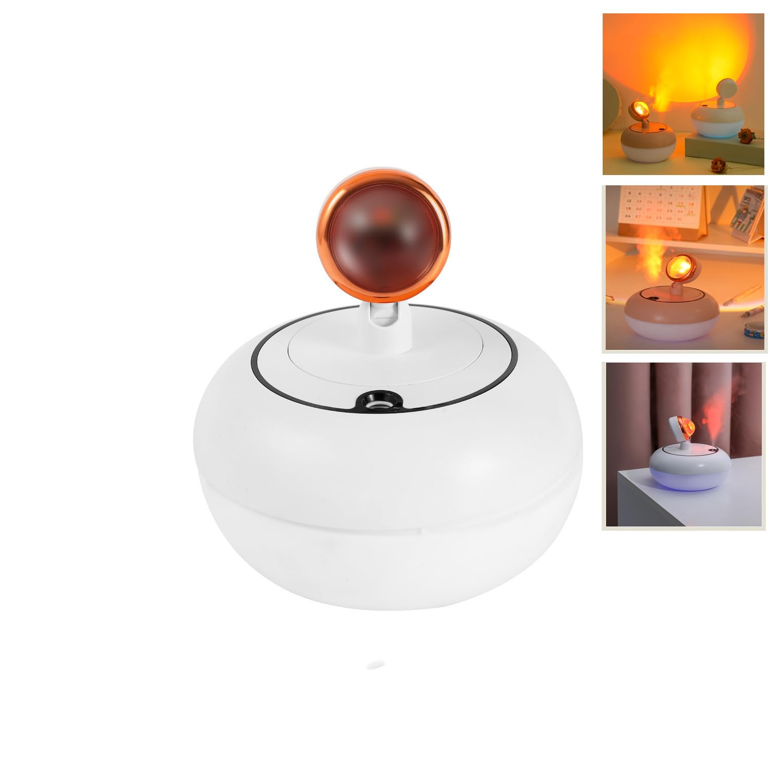 Ambdded Sunset Lamp with Ultrasonic Air Humidifier,Mist Maker and Decorative Item for Home, Perfect Humidifier for Room and Diffuser for Home Fragrance, Ideal for Home, Office, and Car"-image-45