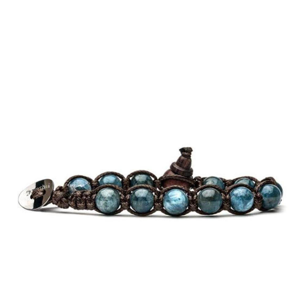 Bracciale originale tibetano Tamashii realizzato con pietre naturali STONE COLLAR BLUE