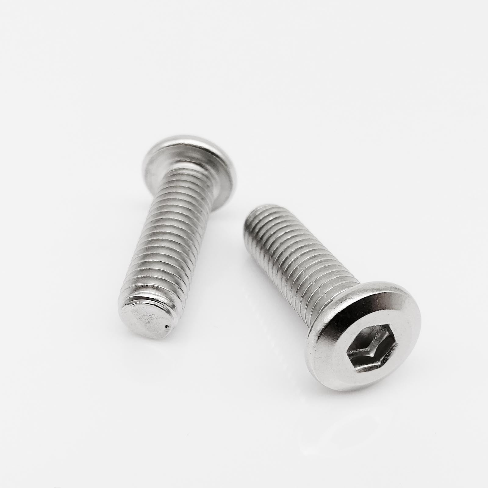 Tornillo autorroscante 1/5/10/50X M3 M4 M5 M6 M8 304 de acero inoxidable hexagonal plano grande cabeza hexagonal hexagonal Allen para muebles de cama, remache tornillo de cubierta (65 mm, M8 5 piezas)