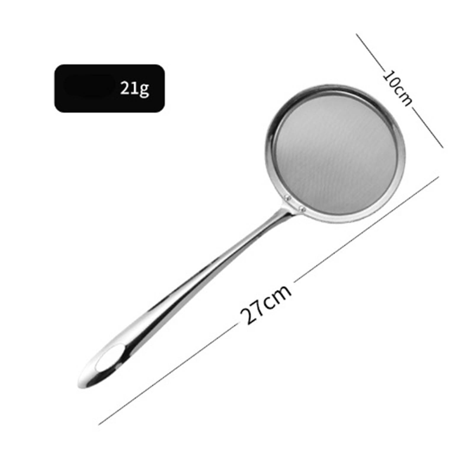 Espumadera 2/3 Piezas de Filtro de Aceite, Espumadera, Filtro de Aceite, Cuchara de Filtro de Acero Inoxidable, Accesorios de Cocina for freír Alimentos para Espumar(3pcs/Set)