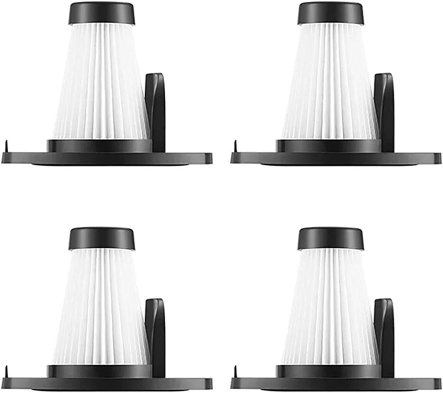 4 Piece Filter, Sponge Filter, Compatible with Moosoo LT450. Vacuum Filter HEPA Replacement Vacuum Cleaner Parts.