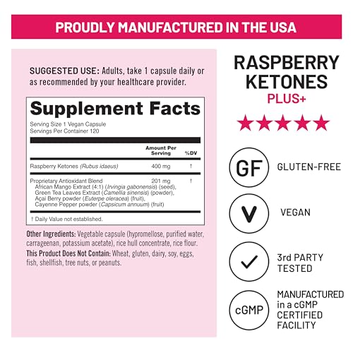 NatureWise Raspberry Ketones Plus Supplement