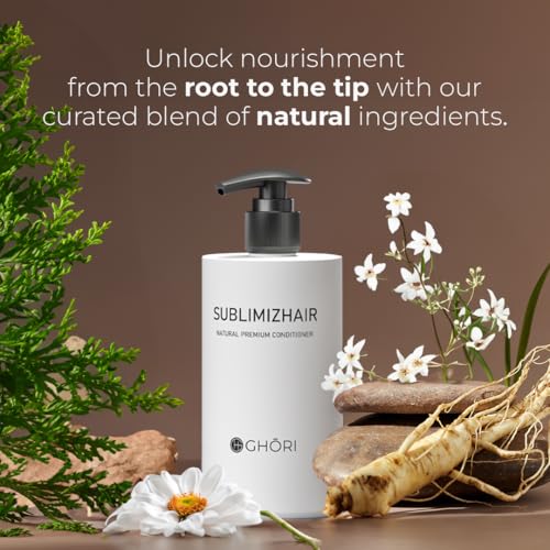 GHORI Sublimizhair Natural Premium Conditioner With Decocted Herbal Extract, Keratin, Lecithin and Ceramides 300 ml/10.1 FL.OZ. - Image 5