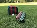 BuyBocceBalls Listing - Made in USA, Premium Quality Engraved Tournament Bocce Set - 110mm Dark Red and Green Balls, Nylon Bag, 998 Grams (2 lbs. 3.2 oz.). Various Bag Colors