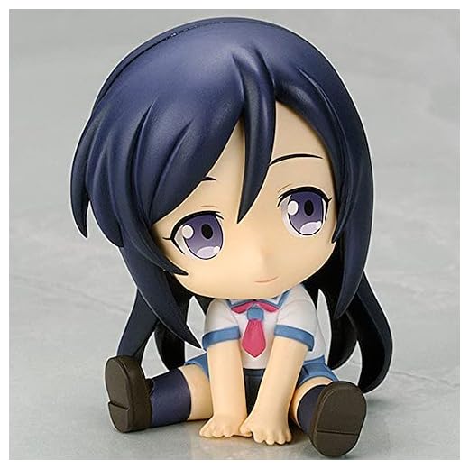 Q-version Aragaki Ayase-modell docka, hur kan min syster ha en så söt karaktär, sittställning, den här produkten är 2,8 tum lång, Tillverkad av PVC-material, för hemuppsamling, används av människor öv