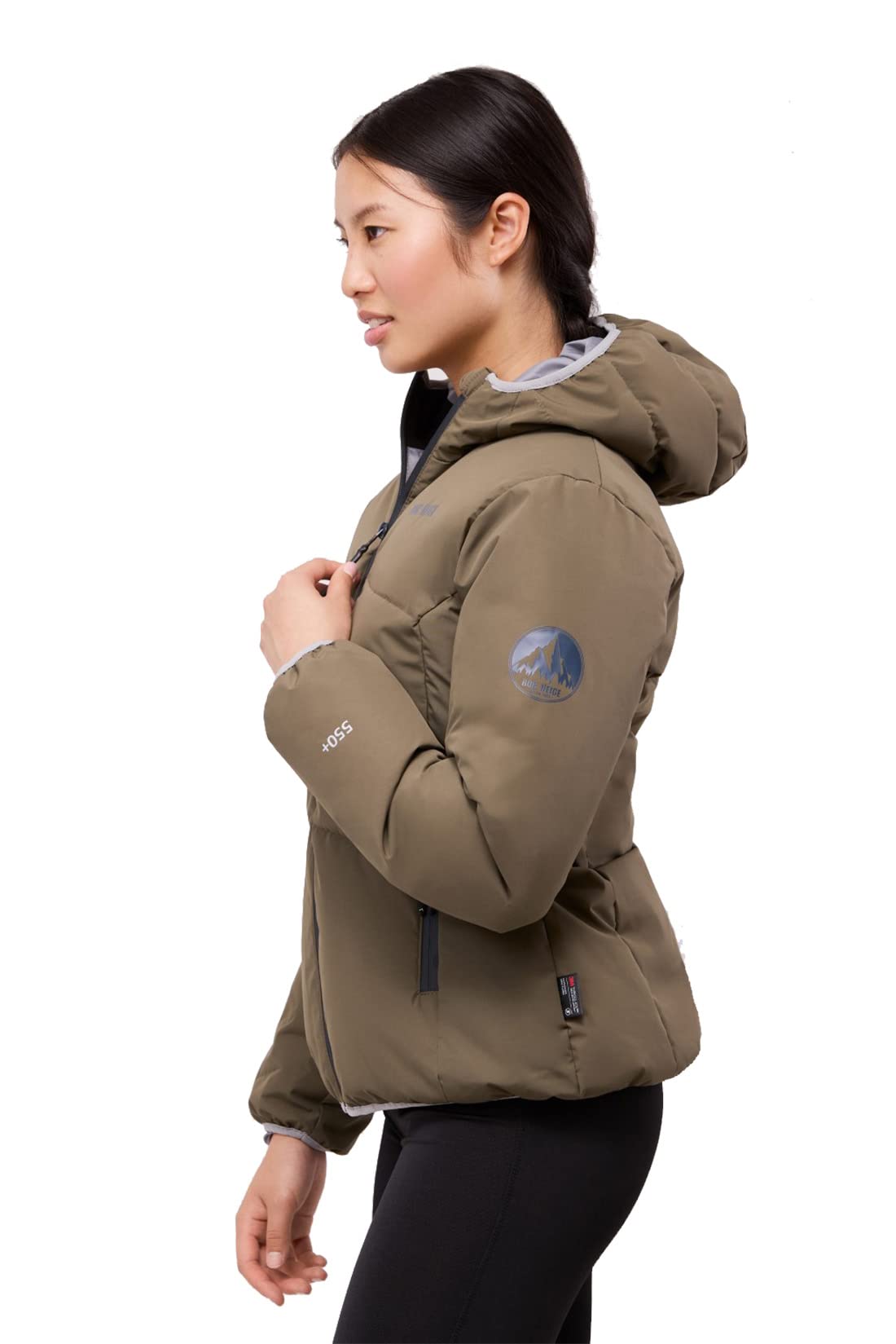 Parka GÏLLD con Relleno 3M Thinsulate Reciclado y Capucha. Membrana TPU contra la lluvia y cremalleras impermeables. Mujer