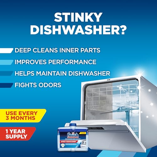 Finish Dishwasher Cleaner Liquid, Limescale Remover, 8.45oz, 4pk - image 2