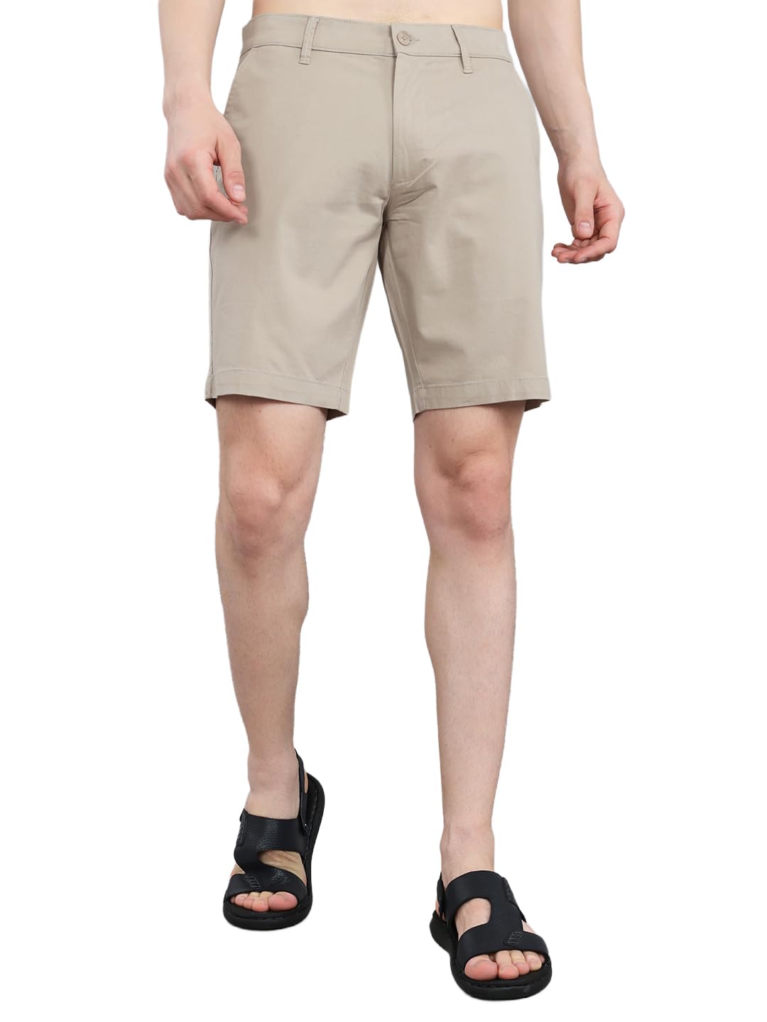 monte carlo Men Regular Fit Solid Short|Mid Rise, Drawstring Waist & Side Pockets | Casual Short for Men (Pack of 1)-picture-19