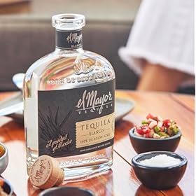 Buy El Mayor Blanco Tequila 100% Blue Agave – Crafted by 4th Generation Distillers for the Perfect Margarita or Paloma, 40% ABV – El Mayor