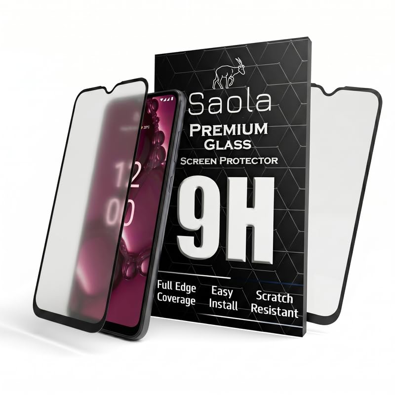 Image of Saola Anti-Glare Matte Screen Protector for Nokia G42 5G | Smooth Touch Finish, 9H Strength Glass, Full Coverage, Bubble-Free Installation Kit | Quick & Easy Application | Pack of 1