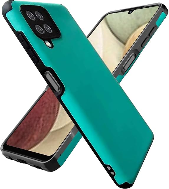 Samsung galaxy A12 5G Phone Case,Folmecket Shock-Absorption Flexible TPU Rubber Protective Cell Phone Cover for Galaxy A12 5G Phone case 6.5" Sea blue