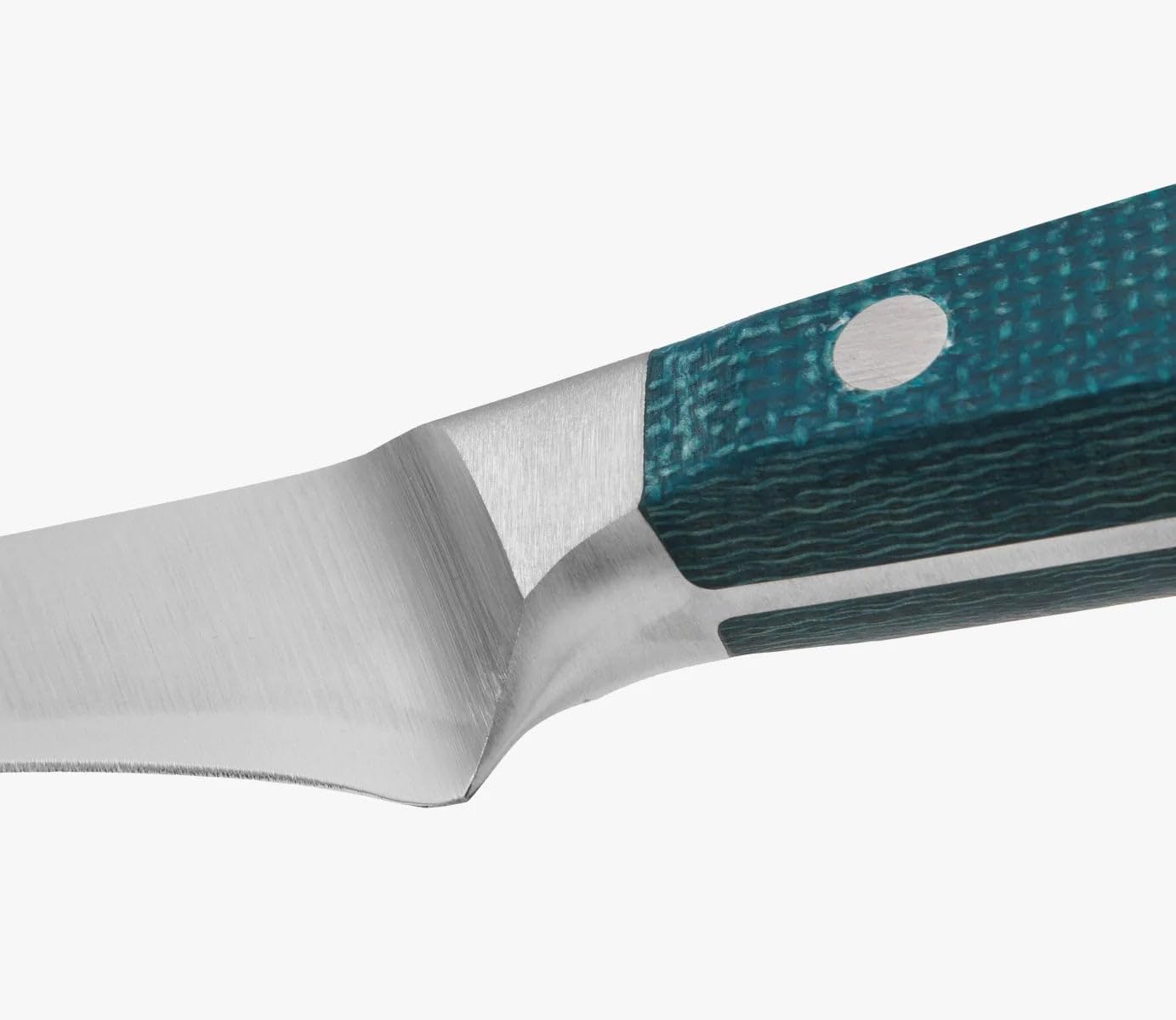 Arcos Tranchiermesser Geschmiedet - Professionelles Kochmesser aus Edelstahl, Ideal für Schinken - Micarta-Griff und Spezielle Borseda, Silberne Klinge 300 mm - Blau, Serie Brooklyn