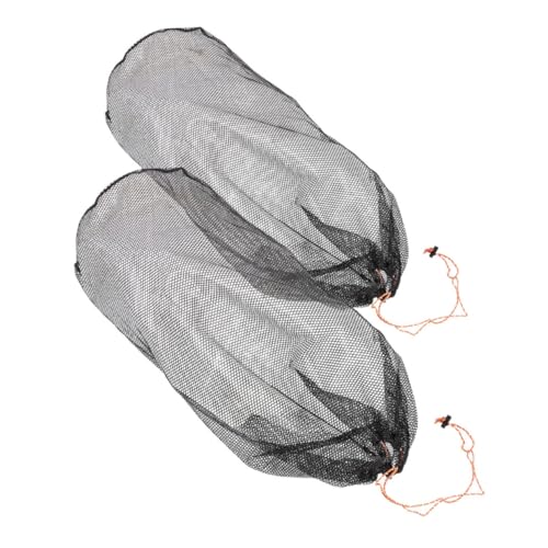 Outanaya 2pcs Capacity Mesh Storage Bags for Sleeping Bags Breathable Drawstring Sack for Camping Gear Organization Stuff Sacks for Travel and Hiking