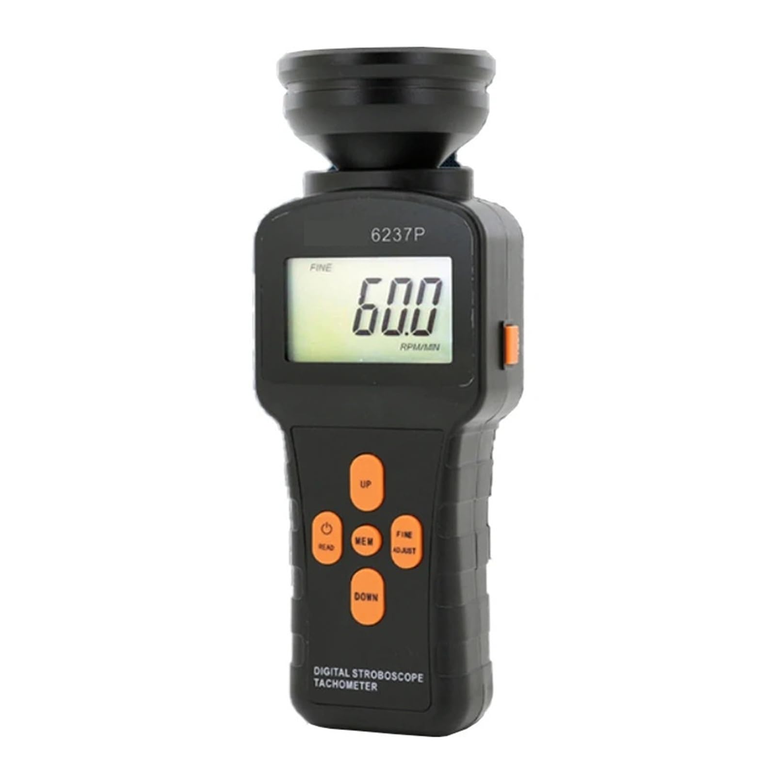 DM6237P Estroboscopio digital 60 a 19999 RPM Tacómetro de rango de medición for motor, ventilador, generador Observación en tiempo real