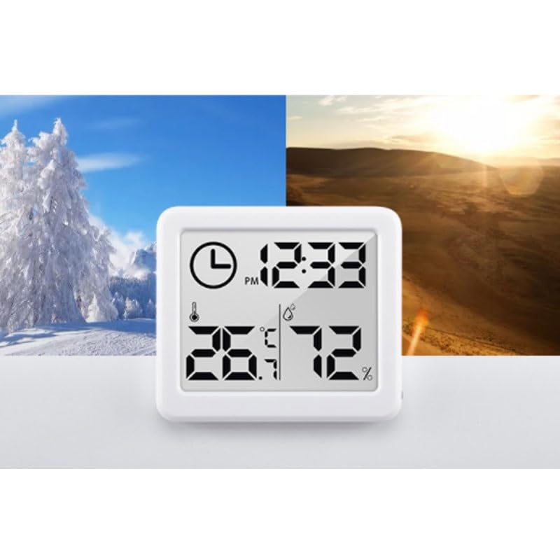 ABS Intelligent Indoor Humidity Meter Electronic Digital Household Thermometer