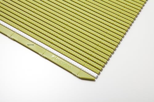 Hasegawa 10 x 9.5 Inch Plastic Green Makisu/Sushi Rolling Mat