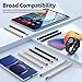 10 PCS Stylus,Stylus Pen for Touchscreen,Stylus 2-in-1 High Sensitivity & Precision Suitable for Touch Screens of iPhone/ipad/Android Tablets(10 Stylus Pen Silver/Black + 20 Tips)