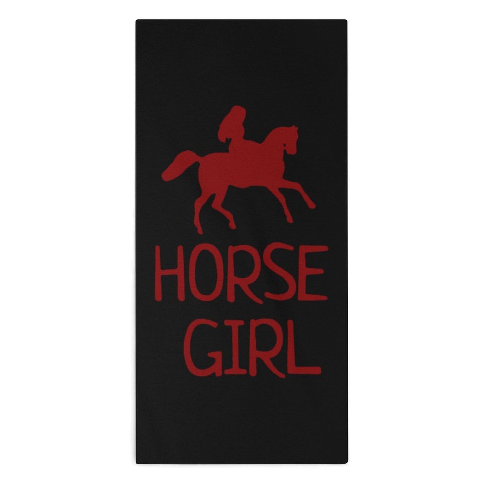 TXFBTRFSA Horse Women Hand Towels for Adult Face Towel Bath Beach Swim Accessories