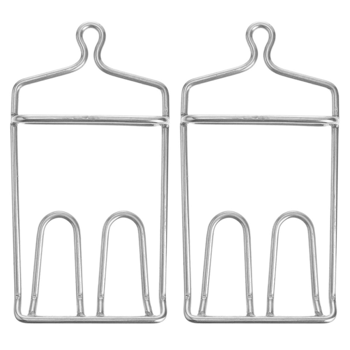 Luxshiny Ganci per Carne Robusti in Acciaio Inox, 2 Pezzi