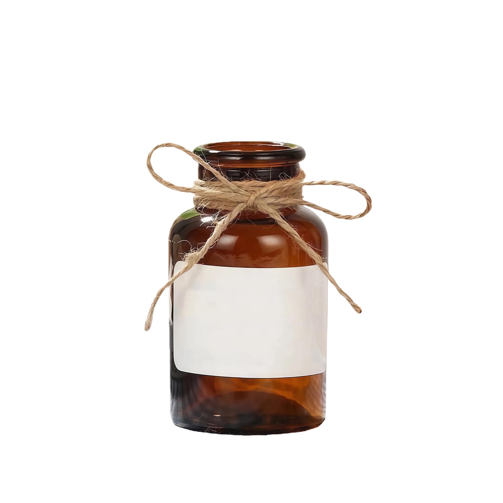 Vase en verre ambré pour composer un centre de table de mariage de 500 ml