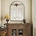 Arch Bathroom Mirror, 20x30 inch Arched Bathroom Mirror/Wall Mounted Vanity Mirror - Arch Metal Frame Wall Mirror for Bathroom Bedroom Living Room, Black
