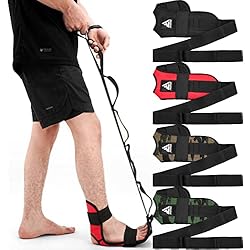 RDX Cinturón de Estiramiento de Yoga, Correa de Yoga Fitness del Ligamento del Tobillo, Correa del Ejercicio de Estiramiento de Múltiples Bucles para Ejercicios Físicos, Yoga, Ballet, Hombres Mujeres