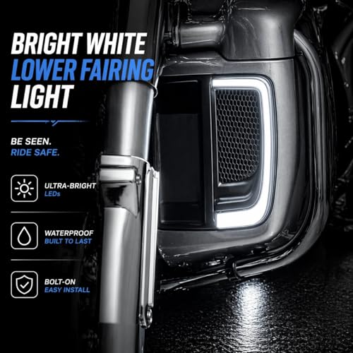Lámparas LED para motos Eagle Lights SUNBURST Lower Fairing Grill miniatura 4