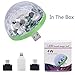 USB Party Lights Mini Disco Ball,Led Small Magic Ball Sound Control DJ Stage Light Colorful Strobe RGB Lamp for Christmas/Brithday/Wedding/Club/Karaoke Decorations,Suitable for Mobile Phones (1 pc)