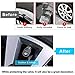PPODKS Tire Valve Caps, Copper, Black, Vehicle Specific Fit (Toyota, Corolla, RAV4, Highlander), Passenger Car, Automotive Valve Stem Caps