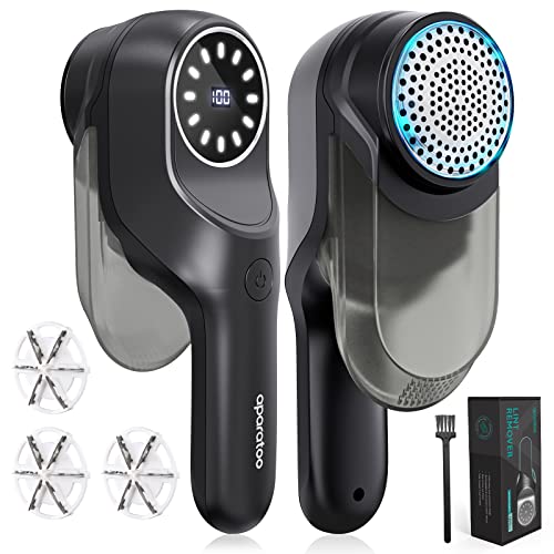 Removedor de Pelusa, removedor de Bobble para Ropa, remitente de Pelusa de Barra de Tela para Muebles de Ropa rascadora de Pelusa con 2 velocidades 3 Hojas reemplazables suéter de rasurador de Cover