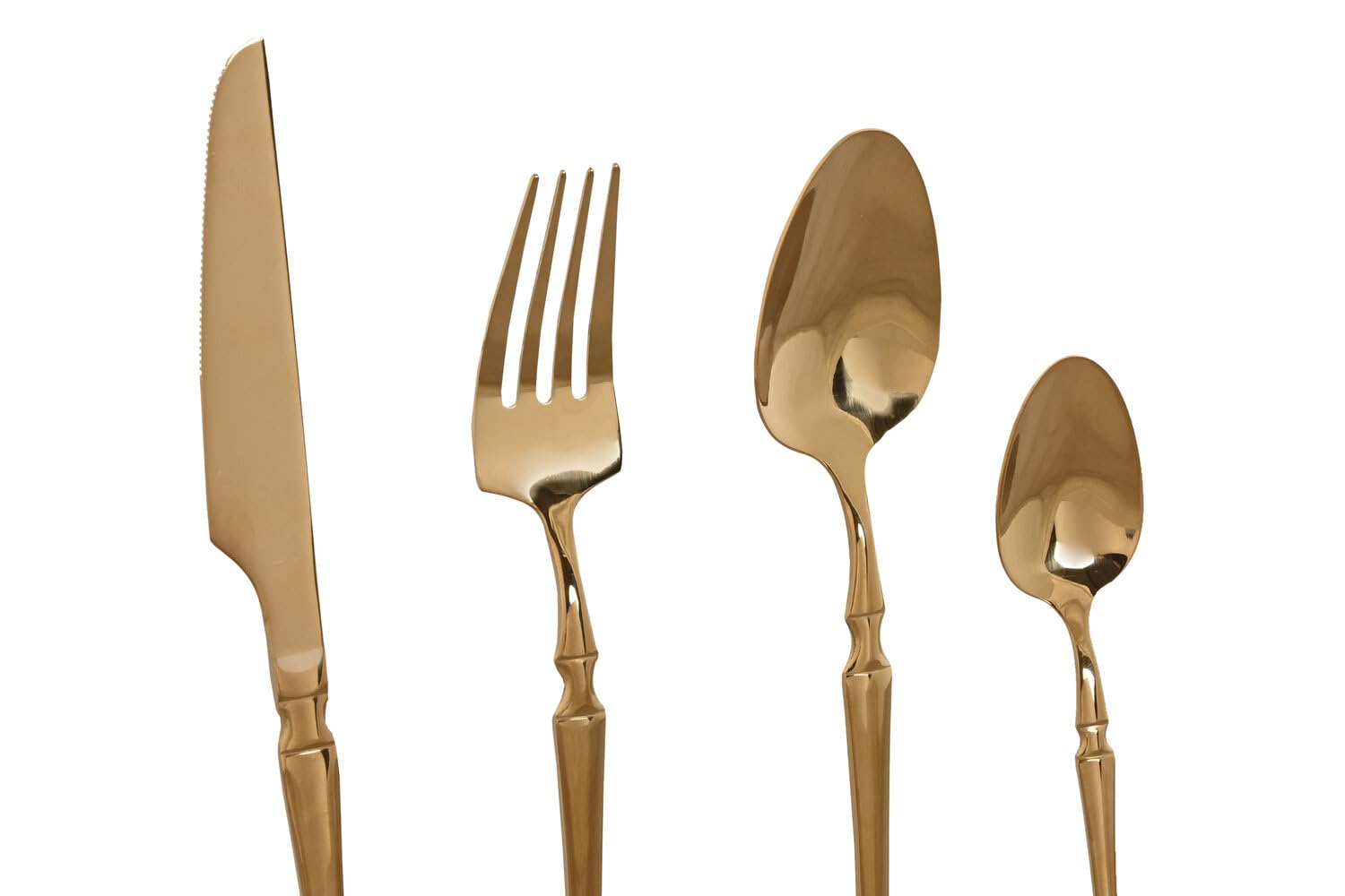 CUBERTERIA SET 16 INOX 3X1,5X15 3MM DORADO
