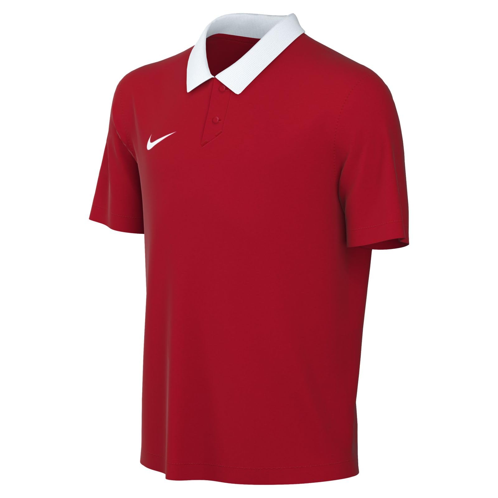 NIKE CW6935-657 Y NK DF PARK20 Polo SS Polo Shirt Unisex University RED/White/White Size M