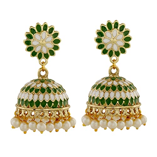 Estele Fancy & Traditional Meenakari Jhumki Earrings Collections for Girls & Womens (B0BT9TXQ3M) Amazon Price History, Amazon Price Tracker