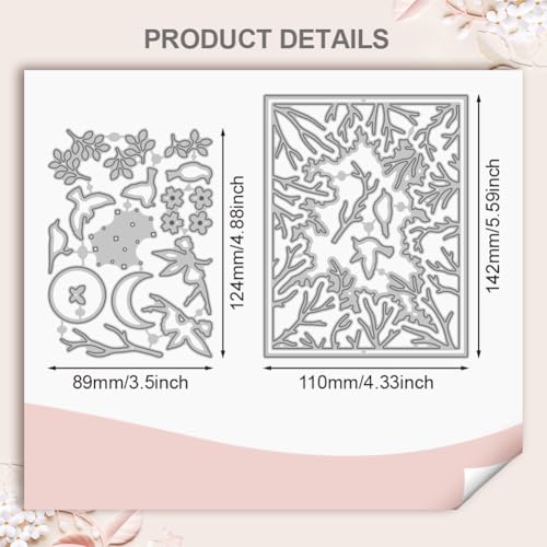 WADORN Tree Branch Frame Metal Die Cuts - Image 2