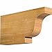 Ekena Millwork RFT04X12X24NEW00RWR Newport Rough Sawn Rustic Wood Rafter Tails