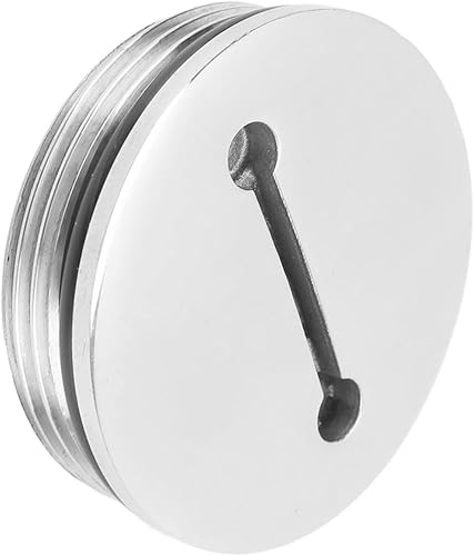 Miniatura 2 de KUIDAMOS Tapa de combustible para barco, acero inoxidable pulido a gas marino, hermoso óxido para camiones para caravanas (1.969 in)