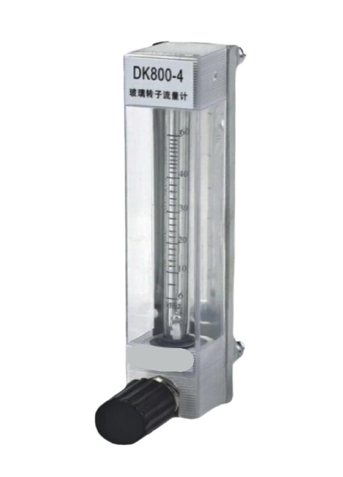 KSZHZYMGX DK800-4 Glass Rotameter Variable Area Flow Meter Gas Flowmeter Industrial Flow Meter(4-40L-H)