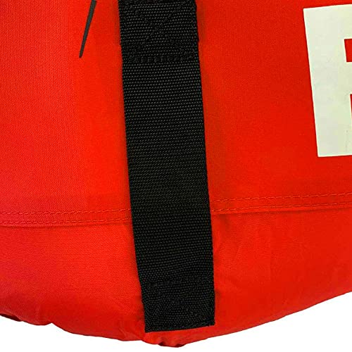 Image of RAVE Sports Ripper Inflatable Towable Tube, 1-2 Riders, Unique Shape for Fast Tubing, Nylon Cover, Four Foam-Filled Reinforced Handles, Quick Connect Tow Point, Boat Tubes and Towables