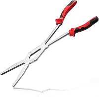 Vista 15 de Alicates de corte de alambre de doble pivote XL de largo alcance, cortadores laterales de doble articulación, alicates de corte de acción compuesta