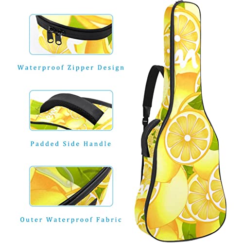 Lemons Étui de protection rembourré pour guitare acoustique classique, Multicolore 02, 42.9×16.9×4.7 in, Organiseur de… - Les Beatles, Paul McCartney, John Lennon, RIngo Starr, George Harrison Lemons Étui de protection rembourré pour guitare acoustique classique, Multicolore 02, 42.9x16.9x4.7 in, Organiseur de… – Image 5