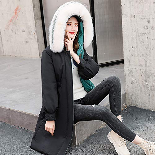 Doudoune femme chaude et légère veste d'hiver imperméable avec grande capuche