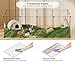 Pet Playpen,Puppy Playpen Transparent Small Animals Playpen, Pet Fence Yard Fence for Puppy,Bunny,Guinea Pigs,Ferrets,Mice,Hamsters,Hedgehogs,Turtles