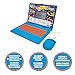 Lexibook Hot Wheels, Educational and Bilingual Laptop in English/Spanish, Toy for Children with 124 Activities to Learn, Play Games and Music, Blue, JC598HWi2