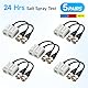 5 Paar (10 Stück) passiver Video-Balun-Anschluss, HD Mini CCTV BNC Video Balun Transceiver Transceiver AHD/TVI/CVI Kabelverbinder für 720P 1080P CCTV Sicherheitskameras (5 Paar, Schraubtyp)