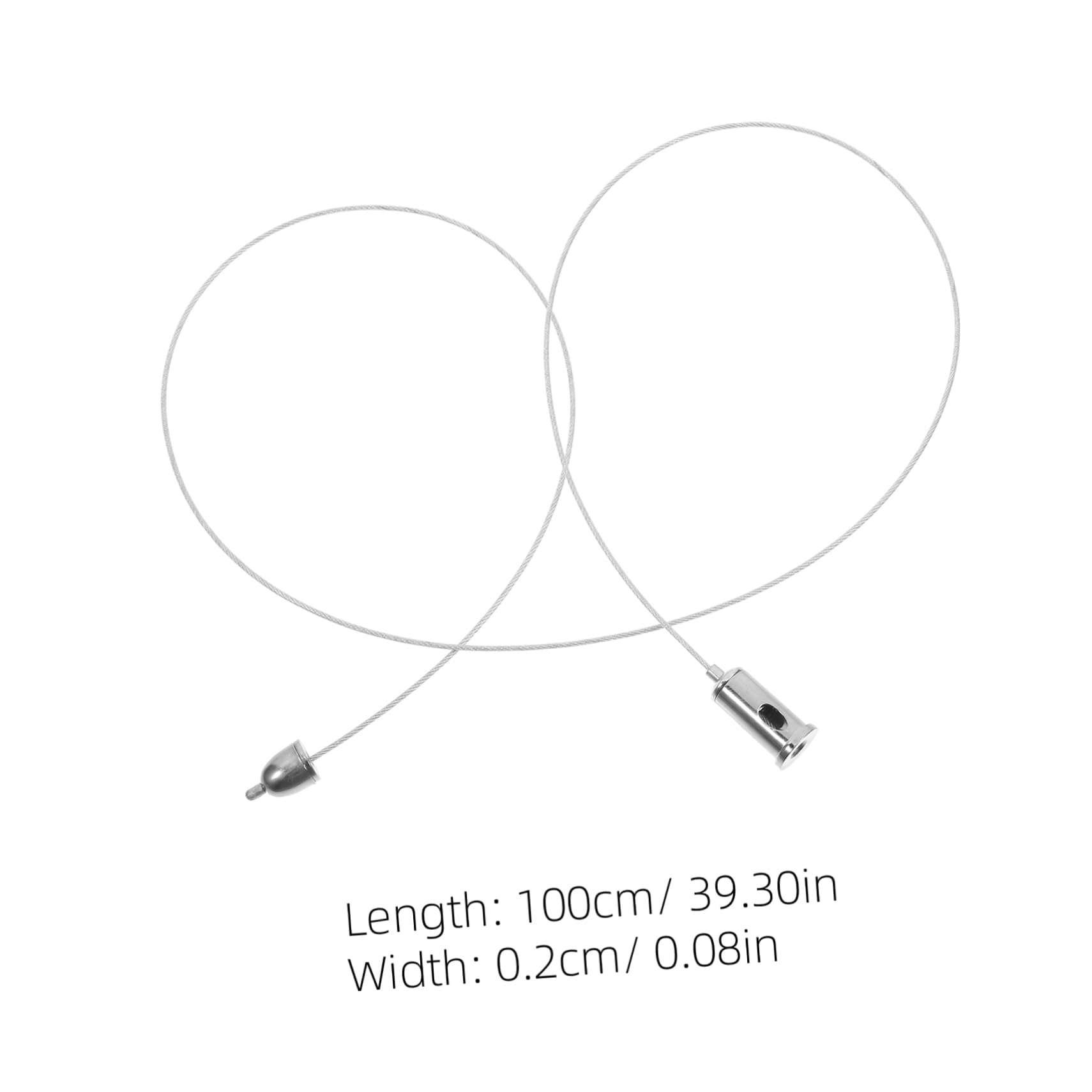 IWOWHERO Heavy Duty Hanging Wire for Light Lamp Pcs Stainless Steel Wire Rope for Ceiling Lamp Advertising Board