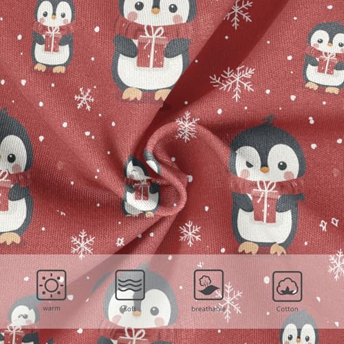 Girls Underwear Soft Cotton Christmas Penguin Kids Panties in Sizes 2/3t, 4t, 5t, 6 and 83