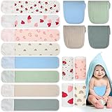 Vabean 8 Pcs Umbilical Cord Cover for Newborn Belly Button Binder for Baby Umbilical Hernia Belt Belly Band Comfort Adjustable Cotton for Newborn Protection Baby Gifts for 0 To12 Months(Cute)