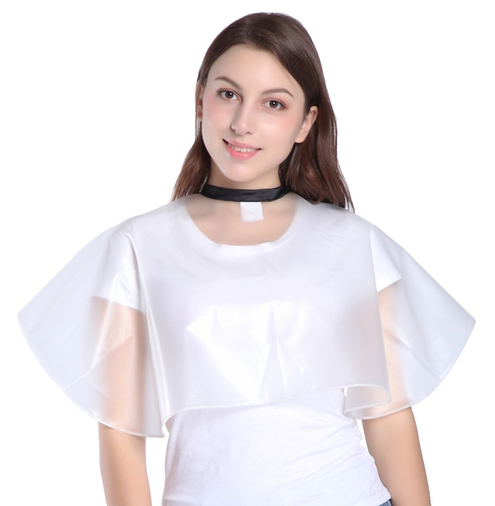 PERFEHAIR Short Salon Hair Shampoo Cape, Waterproof Capes for Cutting Styling Coloring Beauty Makeup