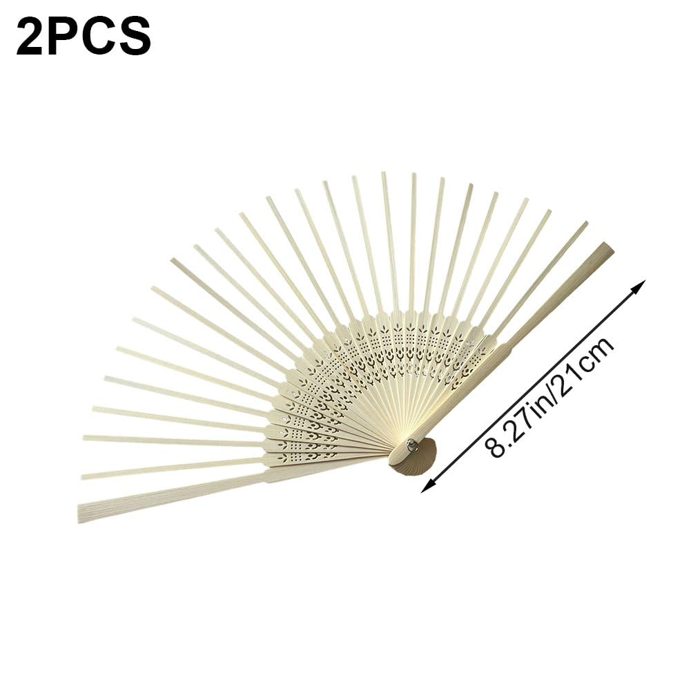 2 Stück Faltfächerrahmen Holz Faltfächerrippen Fächerherstellungsrahmen Unfertiger Fächerrahmen Handfächermaterial DIY Bastelset